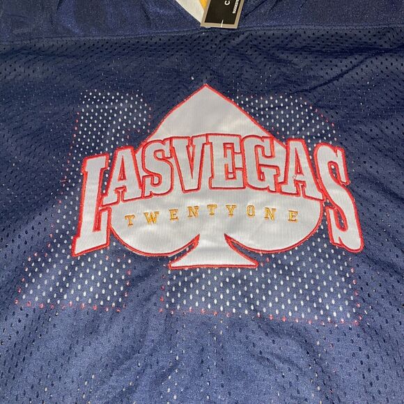 DC Classic Unisex Full 3XL Las Vegas #21 Blue Silver Mesh Jersey NWT - Picture 4 of 6